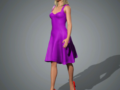 Brie Larson Character Modèle 3D