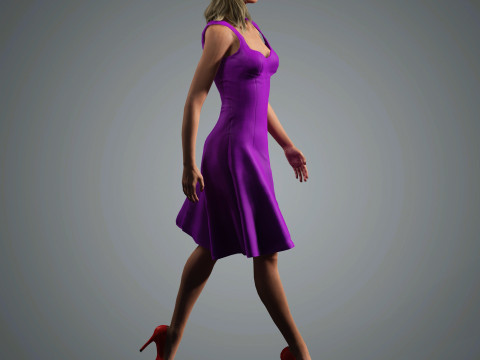 Brie Larson Character Modèle 3D