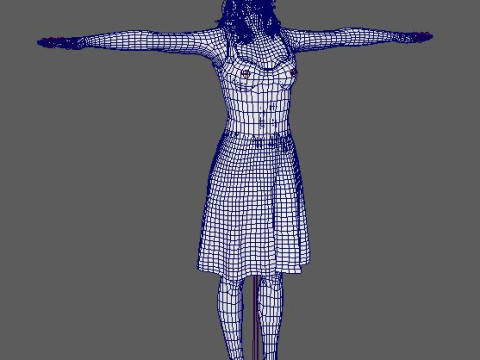 Brie Larson Character Modèle 3D