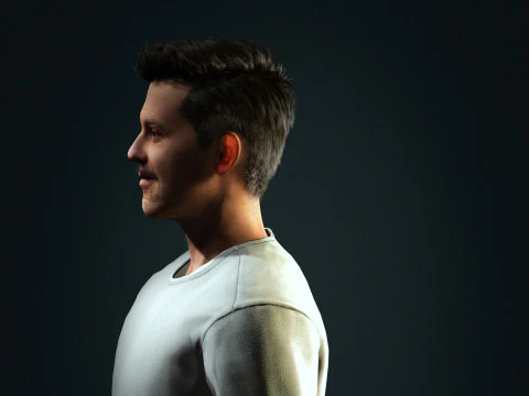 Jason Sudeikis Character 3D Model