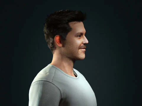 Jason Sudeikis Character 3D Model
