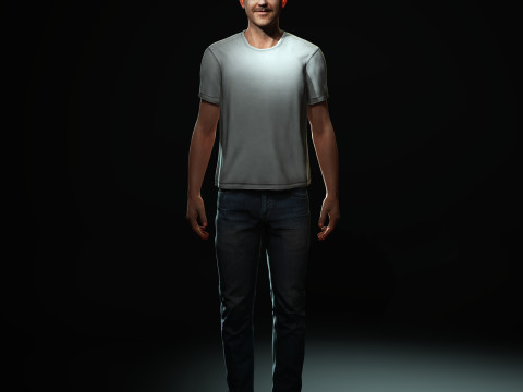 Jason Sudeikis Character 3D Модель
