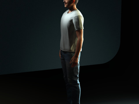 Jason Sudeikis Character 3D Модель