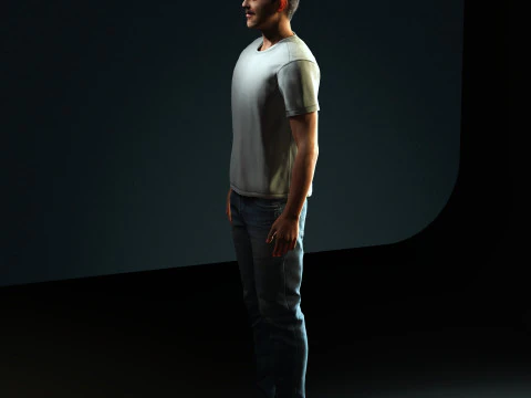 Jason Sudeikis Character 3D Model