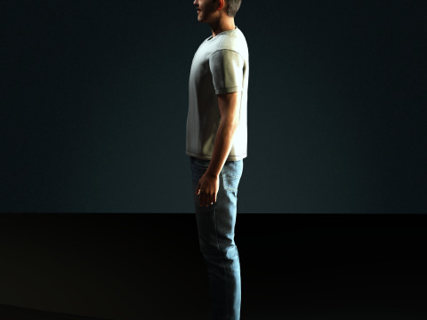 Jason Sudeikis Character 3D Модель