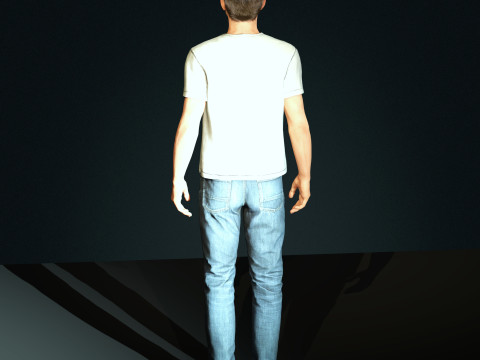 Jason Sudeikis Character 3D Модель