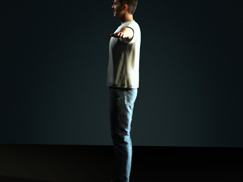 Jason Sudeikis Character 3D Модель