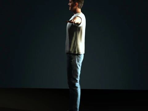 Jason Sudeikis Character 3D Model
