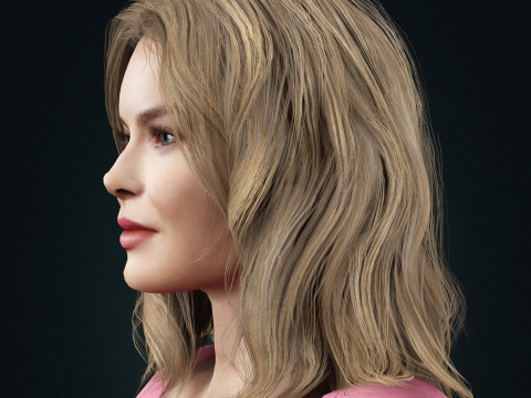 Margot Robbie Character Modelo 3D