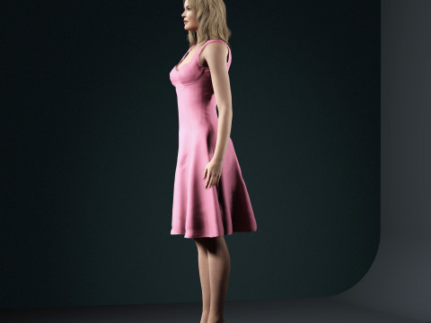 Margot Robbie Character Modelo 3D