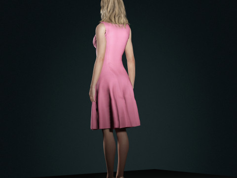 Margot Robbie Character Modelo 3D
