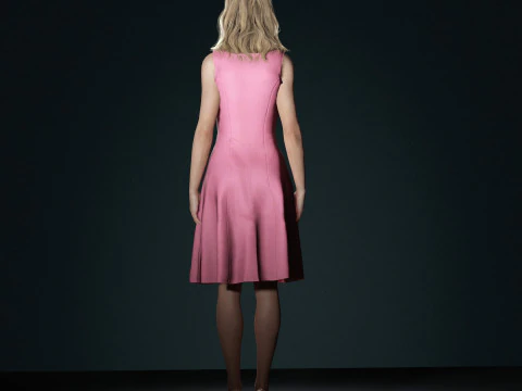 Margot Robbie Character 3D Model