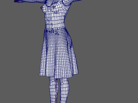 Margot Robbie Character Modelo 3D