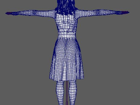 Margot Robbie Character Modelo 3D