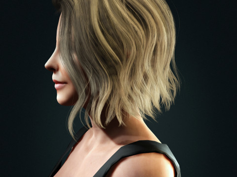 Charlize Theron Character Modello 3D