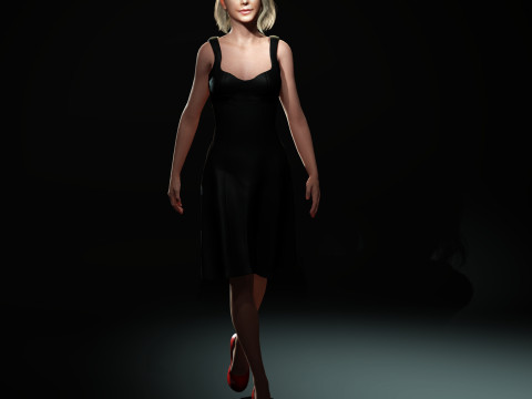 Charlize Theron Character Modello 3D