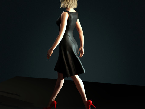 Charlize Theron Character Modello 3D