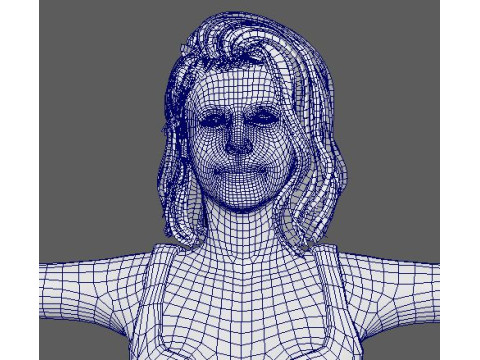 Charlize Theron Character Modello 3D
