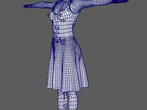 Charlize Theron Character Modello 3D