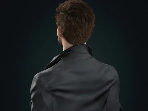 Jake Gyllenhaal Character 3D Model