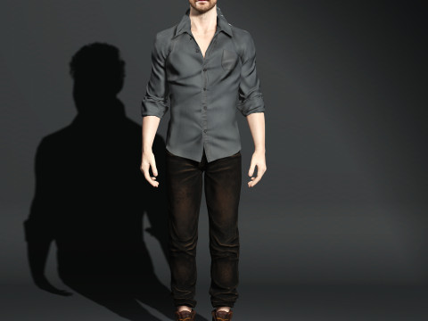 Jake Gyllenhaal Character 3D Модель