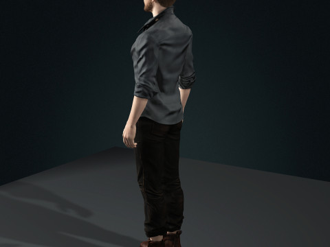 Jake Gyllenhaal Character 3D Модель