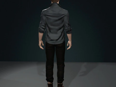 Jake Gyllenhaal Character 3D Model