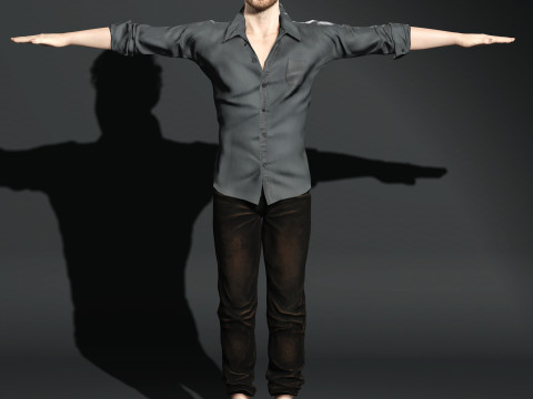 Jake Gyllenhaal Character 3D Модель