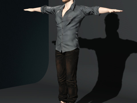 Jake Gyllenhaal Character 3D Модель