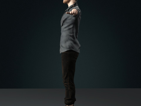 Jake Gyllenhaal Character 3D Модель