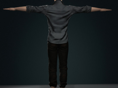 Jake Gyllenhaal Character 3D Модель