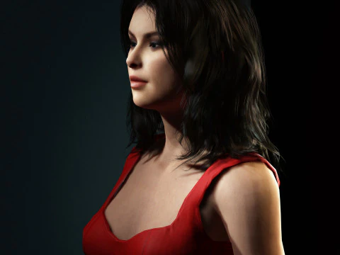Selena Gomez Character 3D Model