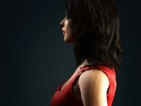 Selena Gomez Character 3D Model