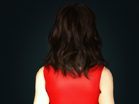 Selena Gomez Character Model 3D