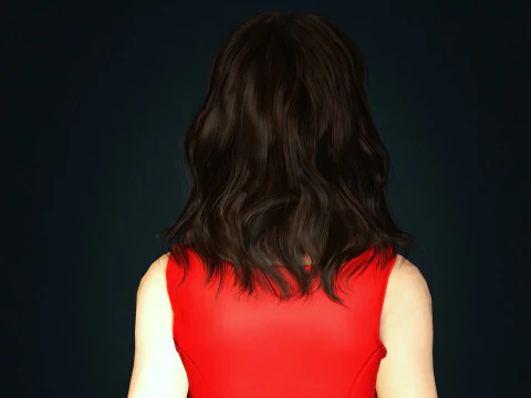 Selena Gomez Character 3D Model