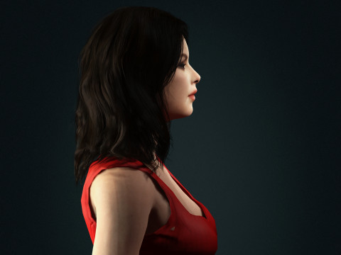 Selena Gomez Character Model 3D