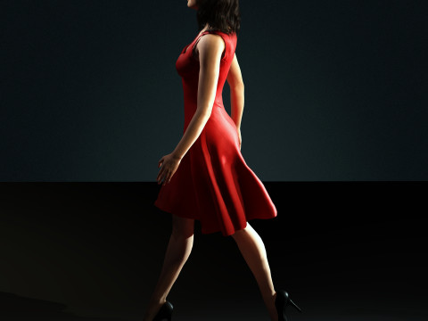 Selena Gomez Character Model 3D