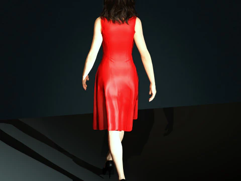 Selena Gomez Character 3D Model