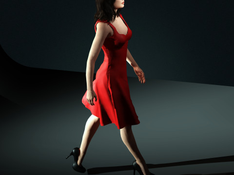 Selena Gomez Character Model 3D