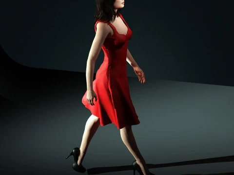Selena Gomez Character 3D Model