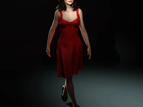 Selena Gomez Character 3D Model