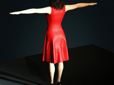 Selena Gomez Character Model 3D