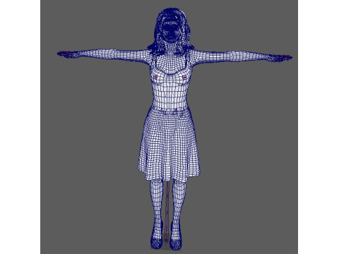 Selena Gomez Character Model 3D