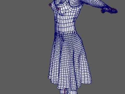 Selena Gomez Character 3D Model