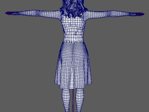 Selena Gomez Character 3D Model