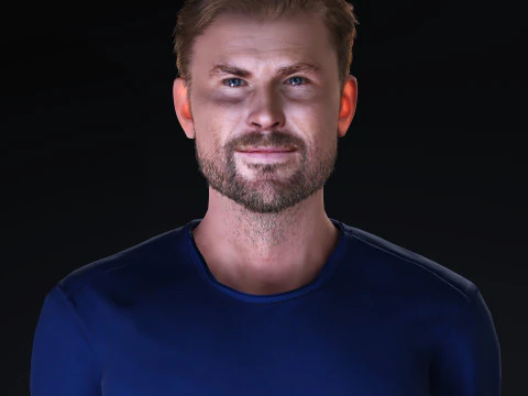 Chris Hemsworth Karakteri 3D Model