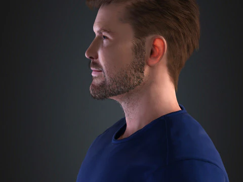 Chris Hemsworth Character 3D Model