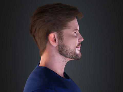 Chris Hemsworth Character 3D Model