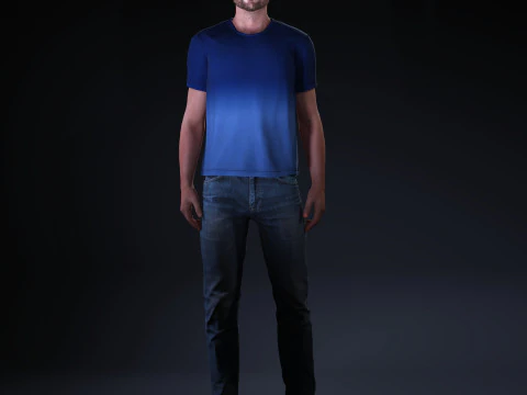 Chris Hemsworth Character 3D Model