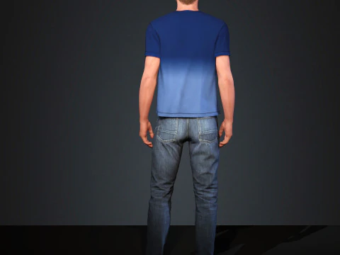 Chris Hemsworth Character 3D Model